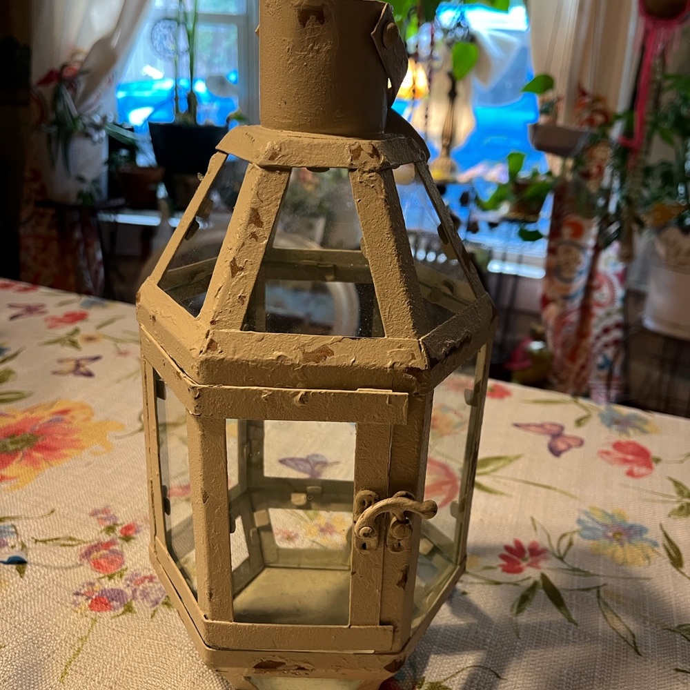 Vintage Lantern candle holder